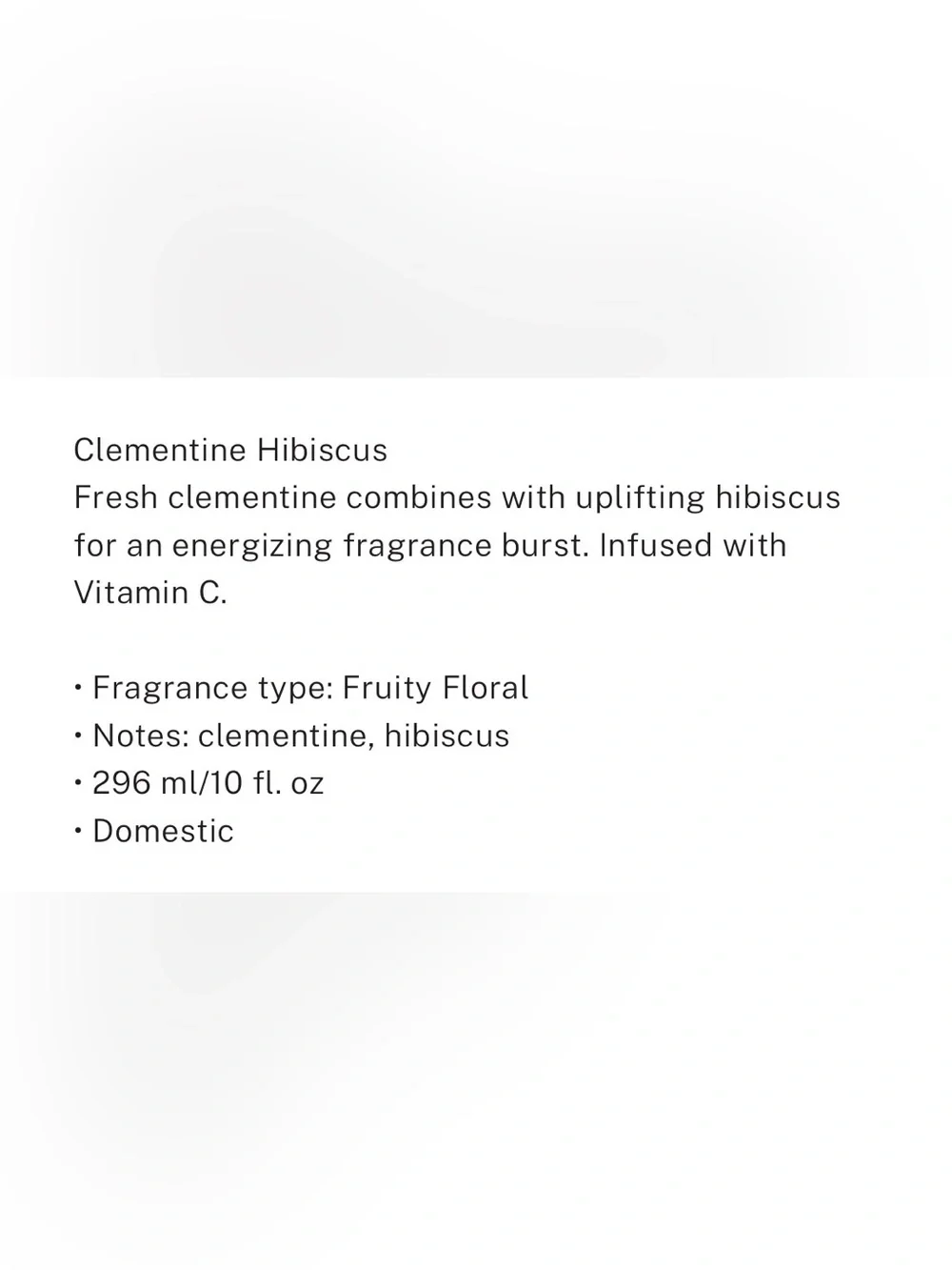 VS Clementine Hibiscus Duo - Wash & Lotion RETIRED!